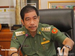 Jenazah Romi Herton Tiba di Palembang Berbalut Merah Putih