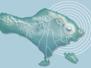 Sebaran Pengungsi Gunung Agung