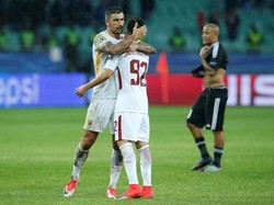 Roma Akhiri Puasa Kemenangan Tandang di Liga Champions