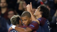 Selanjutnya ada Paris Saint Germain yang mencatatkan 67,7% penguasaan bola. (REUTERS/Charles Platiau)