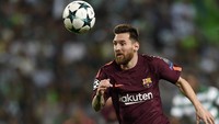 Lionel Messi menjadi pemain kedua tertajam di lima liga top Eropa sementara ini. Dia sudah bikin 11 gol dari tujuh laga di La Liga. (Foto: Octavio Passos/Getty Images)