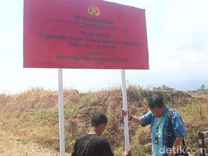 Terkait Korupsi di Sumbar, Polisi Sita 8 Bidang Tanah di Tegal