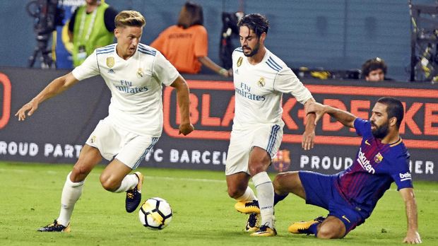 Marcos Llorente sudah memperkuat tim utama Real Madrid sejak 2015.