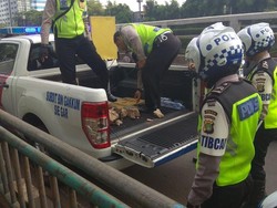 Singkirkan Batu Jelang Aksi 299, Polda: Bisa Buat Orang Tergelincir