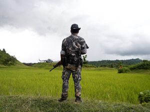 Diserang Kelompok Bersenjata, Tentara Myanmar Kabur ke Thailand Diserang Kelompok Bersenjata, Tentara Myanmar Kabur ke Thailand