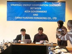 Perusahaan Cina Bakal Bangun Pembangkit Listrik di Aceh