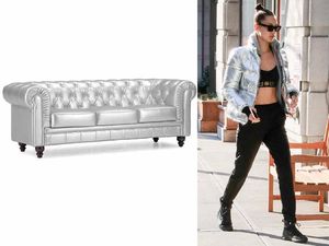 8 Momen Fashion Bella Hadid yang Disulap Jadi Furnitur