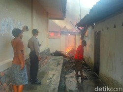 Kebakaran di SMA Kodya Blitar, 7 Ruangan Luluh Lantak
