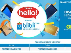Trans Hello Hadir di Blibli.com, Ada Diskon dan Gratis Ongkir