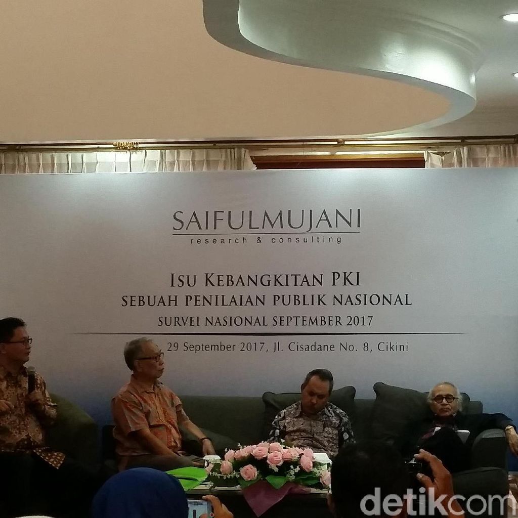 SMRC: Isu PKI Dimobilisasi Kekuatan Tertentu, Terutama Pro Prabowo SMRC: Isu PKI Dimobilisasi Kekuatan Tertentu, Terutama Pro Prabowo