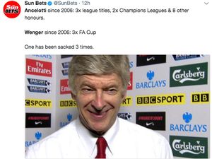 Meme Kocak Ancelotti Dipecat Merembet ke Arsene Wenger Meme Kocak Ancelotti Dipecat Merembet ke Arsene Wenger