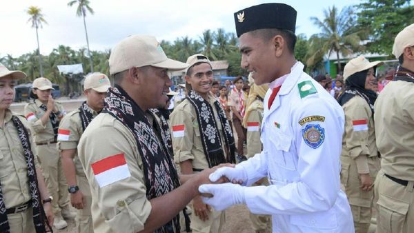 Kirab Pemuda Nusantara di Pulau Rote