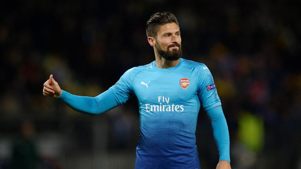 Olivier Giroud hanya jadi pemain cadangan di Premier League musim ini (Foto: Adam Holt/Reuters)