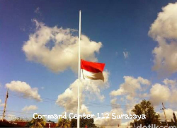 Besok, Warga Surabaya Wajib Kibarkan Bendera Setengah Tiang