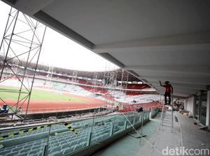 Dikejar Asian Games 2018, Begini Penampakan Terkini Stadion Utama GBK