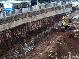 Kondisi Terkini Pembangunan Underpass Mampang-Kuningan