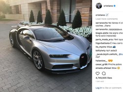 Lagi, Cristiano Ronaldo Pamer Habis Beli Bugatti Chiron Baru