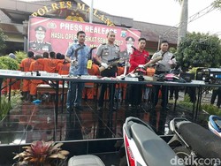 75 Bandit di Malang Diamankan Polisi dalam Operasi Sikat Semeru