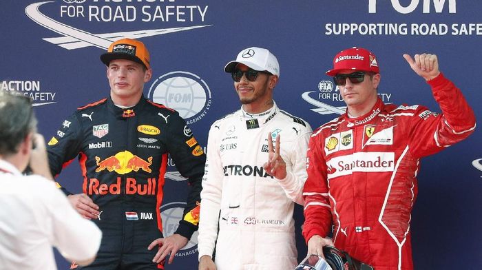Tiga pebalap tercepat di sesi kualifikasi GP Malaysia (Foto: Edgar Su/Reuters) Tiga pebalap tercepat di sesi kualifikasi GP Malaysia (Foto: Edgar Su/Reuters)