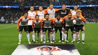 Shakhtar Donetsk rata-rata menguasai 67,6% penguasaan bola di setiap laga. Itu menempatkan mereka di posisi empat. (Matthew Lewis/Getty Images)