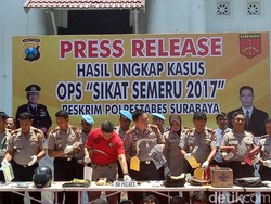 121 Bandit di Surabaya Diamankan dalam Operasi Sikat Semeru 2017
