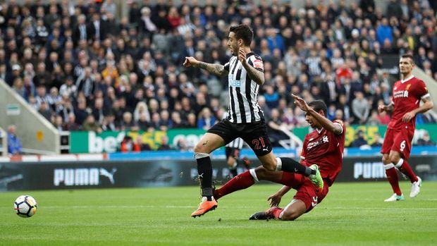 Turun Minum, Liverpool Berimbang 1-1 Kontra Newcastle
