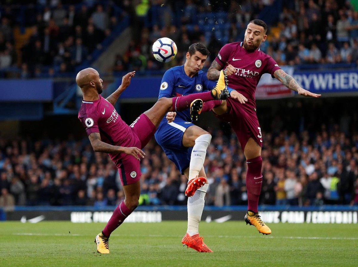 Manchester City mengalahkan Chelsea 1-0 di Stamford Bridge. Foto: John Sibley/Action Images via Reuters