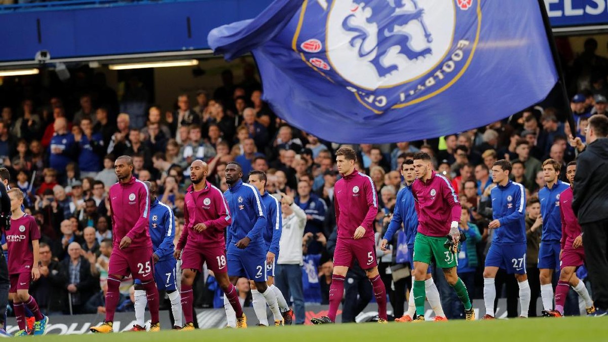 Chelea melawan Manchester City di Liga Inggris musim lalu. (Foto: Eddie Keogh/Reuters)