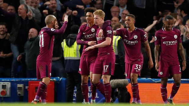 Manchester City kembali ke puncak klasemen Liga Primer Inggris.