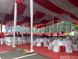 Nuansa Merah Putih Hiasi HUT ke-13 DPD