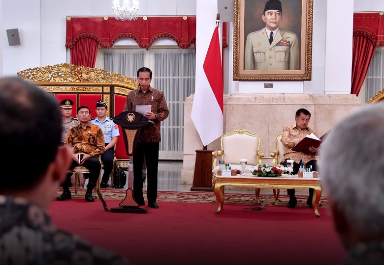 5 Peringatan Jokowi Sang Panglima Tertinggi ke Para Menteri