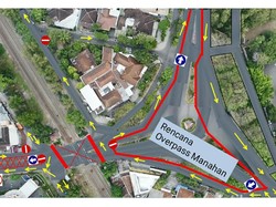 Dishub Simulasikan Rekayasa Lalin Pembangunan Flyover Manahan Solo