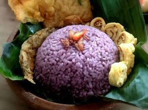 Resep Nasi : Nasi Uduk Ubi Ungu