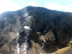 Polisi Bangun 21 Pos Cegah Masyarakat Naik ke Gunung Agung