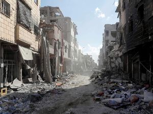 Ngeri! Serangan Drone Hantam Akademi Militer Suriah, 112 Orang Tewas Ngeri! Serangan Drone Hantam Akademi Militer Suriah, 112 Orang Tewas