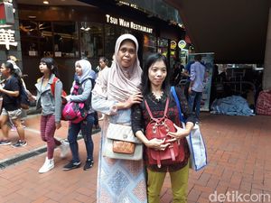 Saat Para Pahlawan Devisa di Hong Kong Rayakan Hari Batik