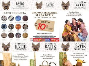 Pasar Kaget Batik di Transmart Carrefour Ramaikan Hari Batik