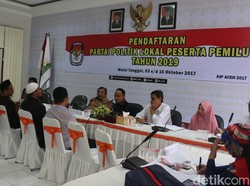 Partai Islam Aceh Daftar Jadi Peserta Pemilu 2019