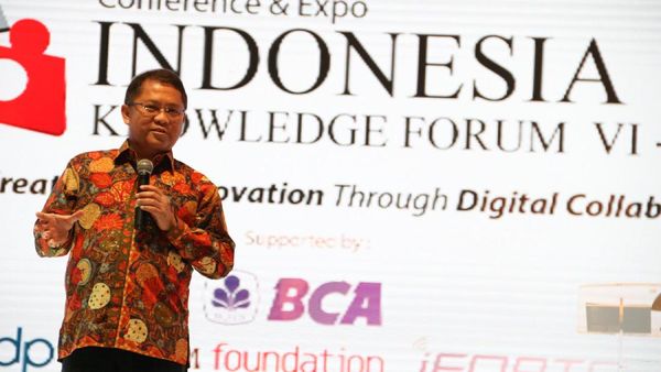 Menkominfo Hadiri Pembukaan Indonesia Knowledge Forum VI