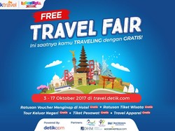 Segera Dimulai! Free Travel Fair 2017