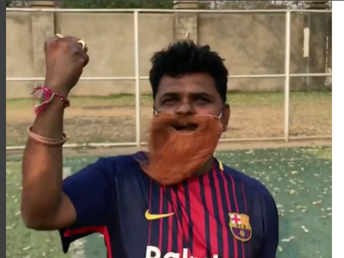 Ini dia Just Sul, Lionel Messi palsu yang kocak dari Mumbai, India (Instagram @justsul)