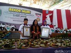Sajian Rica Kelinci Sebanyak 3.420 Porsi di Magetan Pecahkan Rekor Muri Sajian Rica Kelinci Sebanyak 3.420 Porsi di Magetan Pecahkan Rekor Muri
