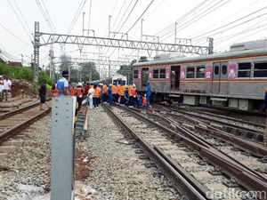 KA Jakarta Kota-Bogor Sempat Anjlok, Perjalanan Sudah Normal