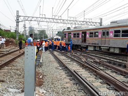 KA Jakarta Kota-Bogor Sempat Anjlok, Perjalanan Sudah Normal