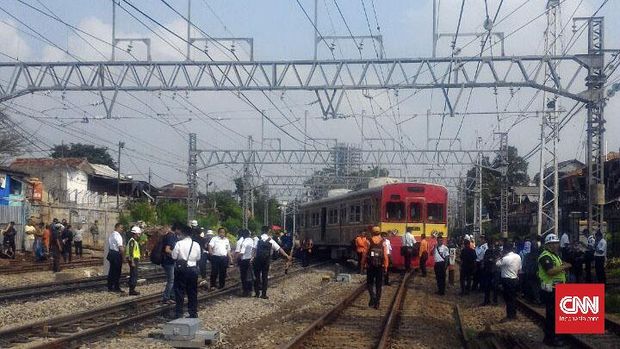 Jalur KRL Jabodetabek Kembali Normal Usai Insiden Anjlok