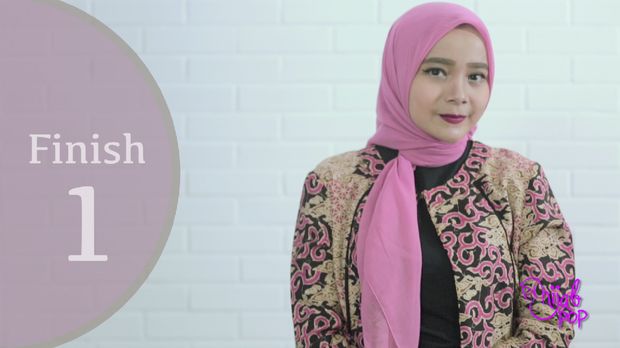 Tutorial hijab ala ibu pejabat. 