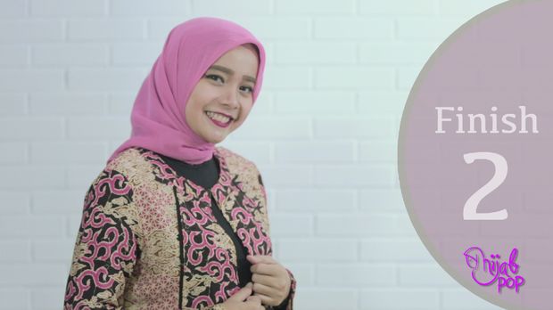 Tutorial hijab ala ibu pejabat. 