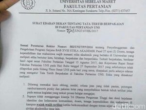 Rektor UNS Gelar Jumpa Pers Soal Surat Edaran Wajah Wajib Terlihat