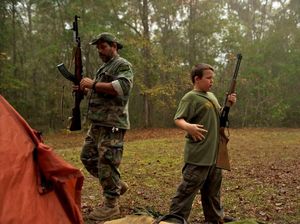 Foto: Latihan Menembak untuk Anak-anak