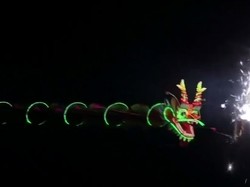 Seekor Naga Bersinar di Langit Taiwan